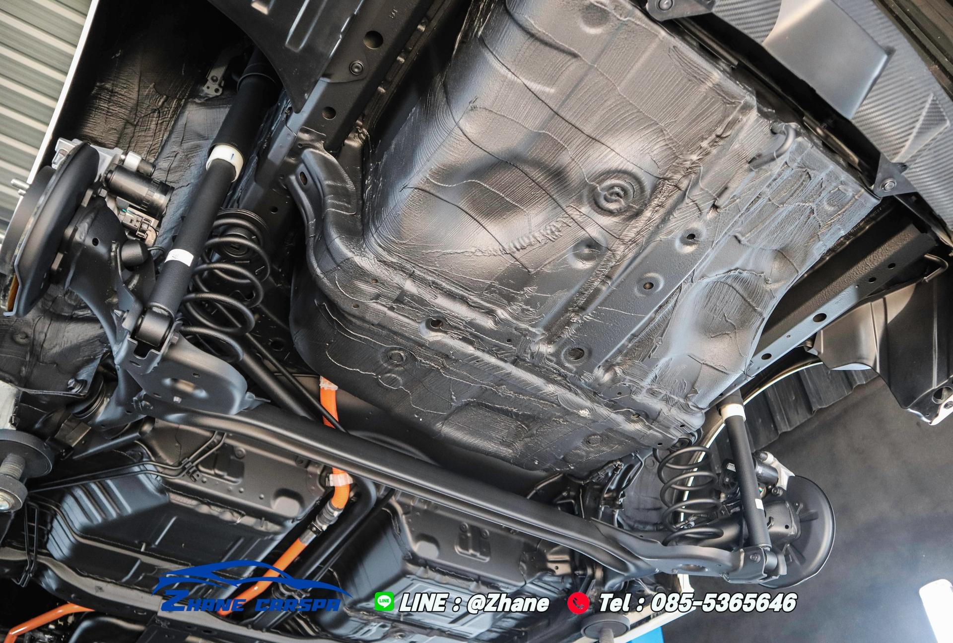 Underbody sound deadening