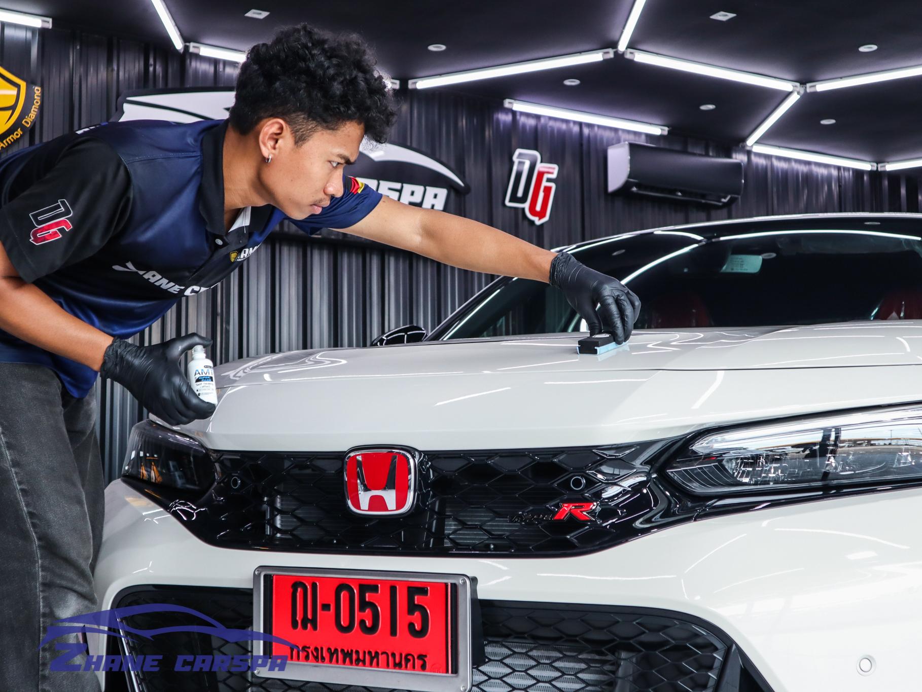 ขั้นตอนการลงเคลือบเซรามิกแบบเงากระจก