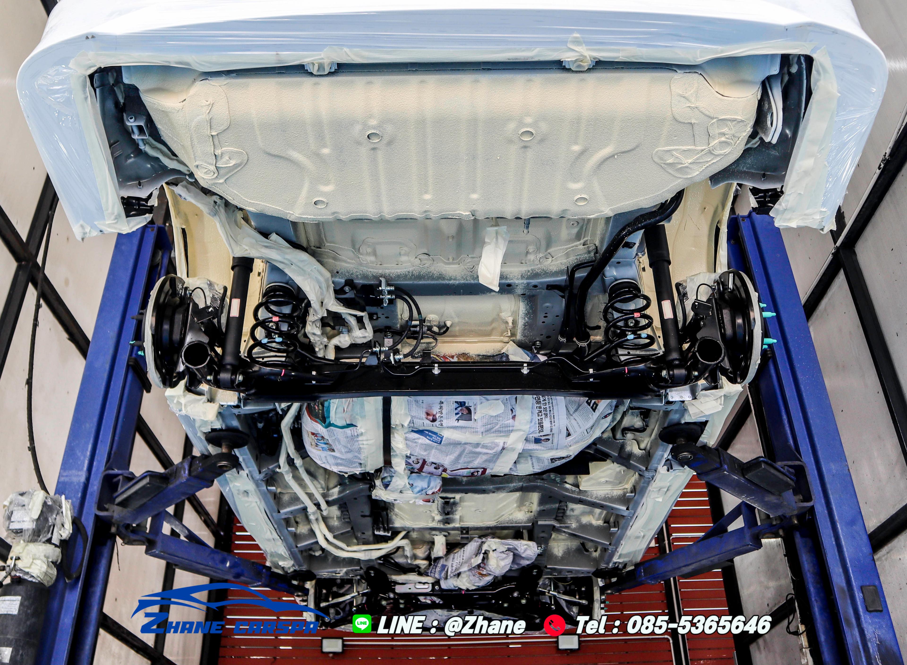 Zhane Car Spa Masking Process