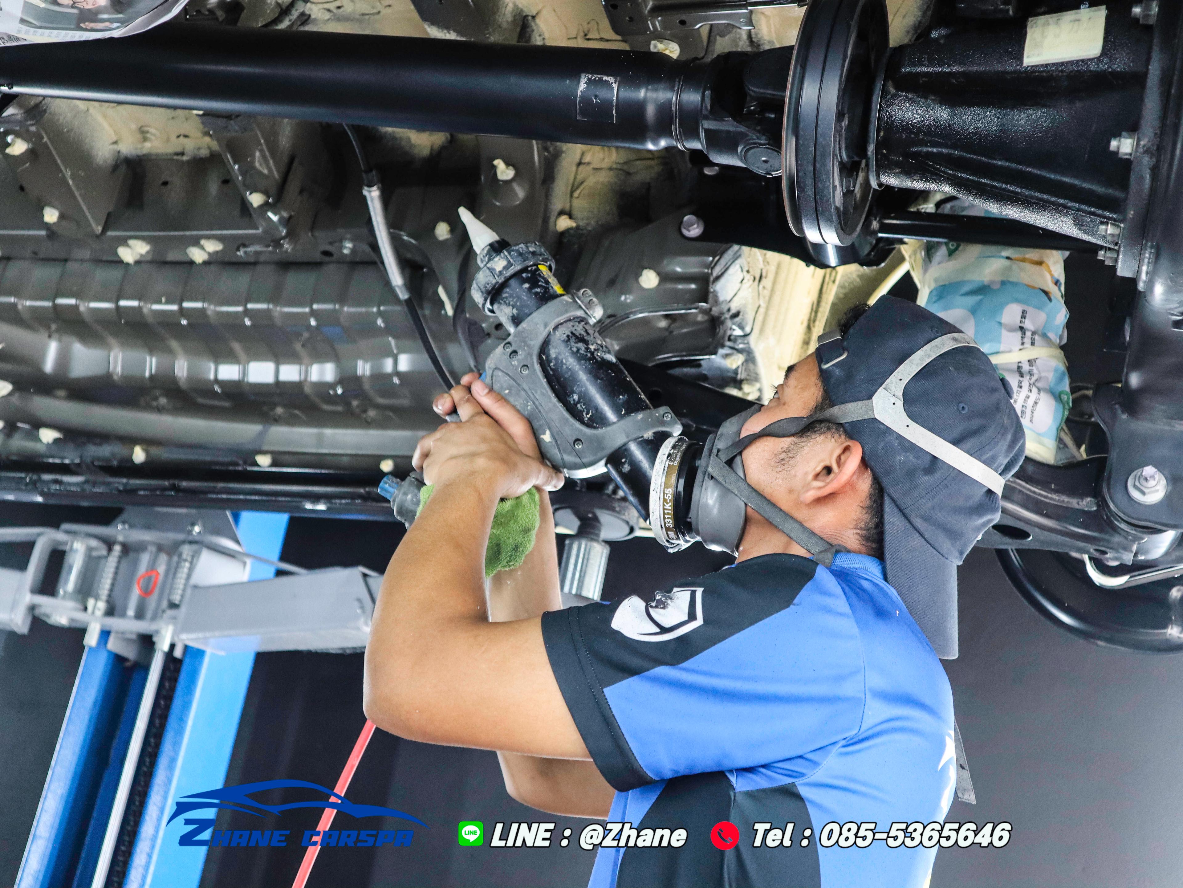 รายละเอียดการ Masking ปิดบังจุดสำคัญใต้ท้องรถ1