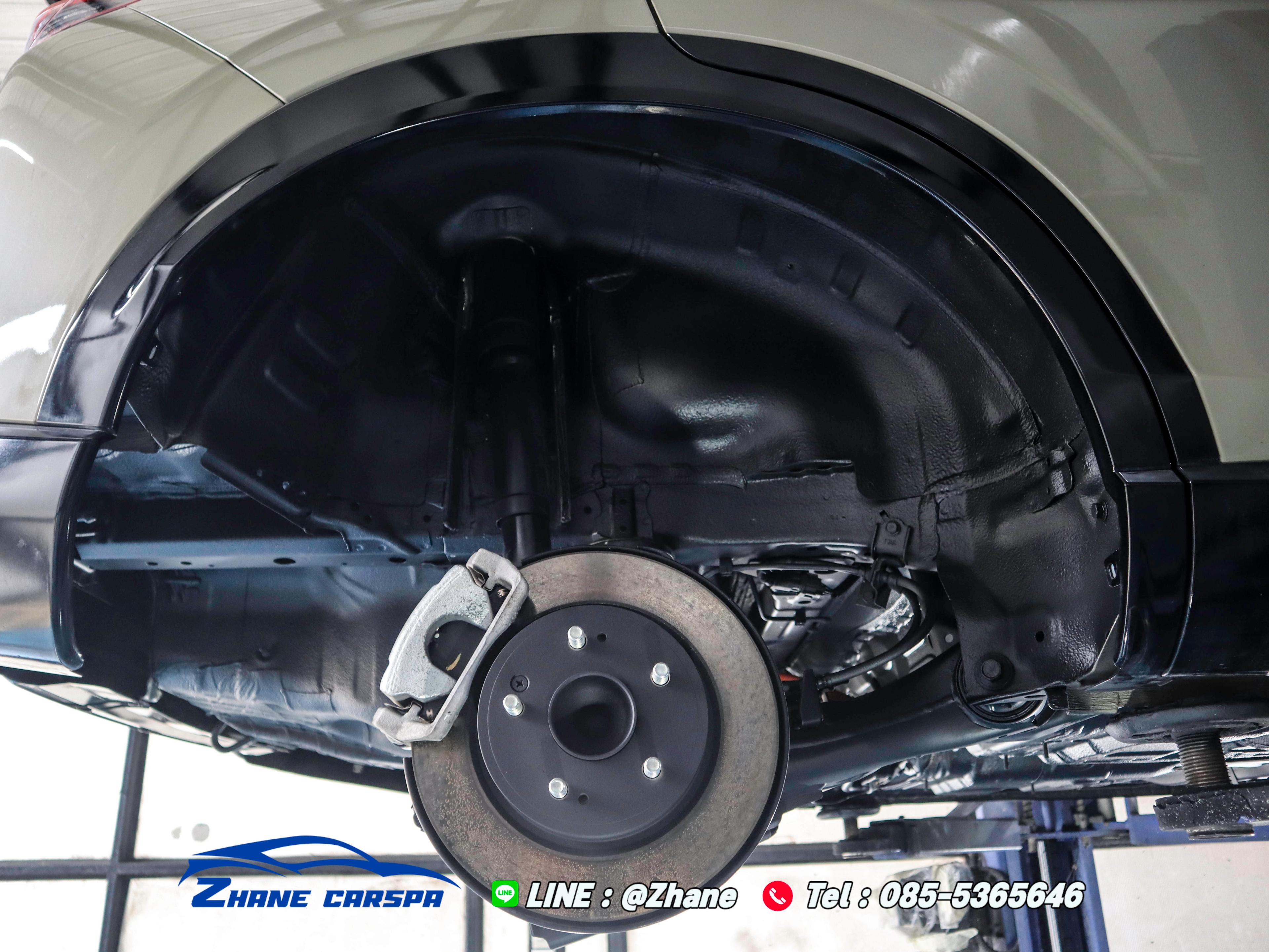 หลังพ่นกันสนิมช่วงล่าง